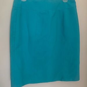Blue Worthington mid length skirt